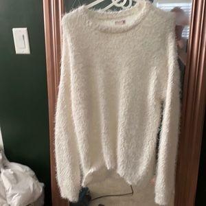 Cream knit sweater